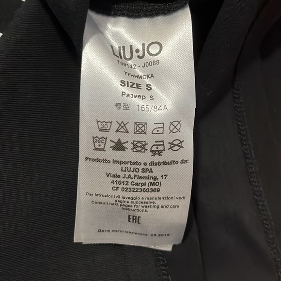 🔚 LIU•JO black t-shirt - Picture 4 of 5
